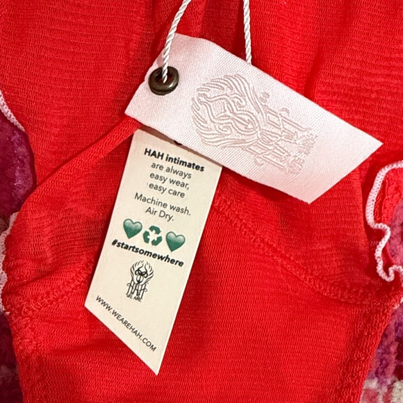 Red Ruffle Bikini Panty - Women's Intimates - Picture 4 of 8